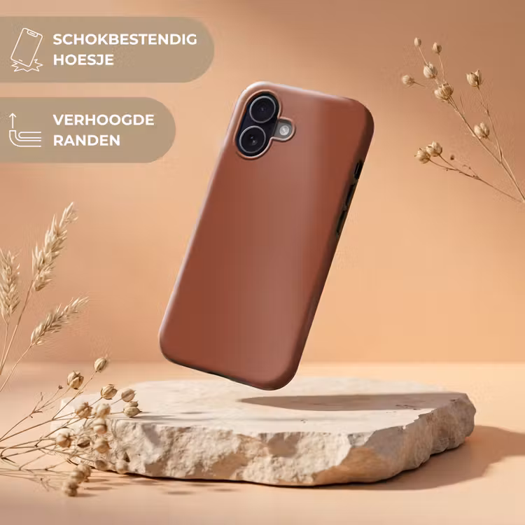 Burnt - Mahogany - Terracotta Toughcase MagSafe Apple iPhone 17 klein 1017 -USP_RandenV_NL