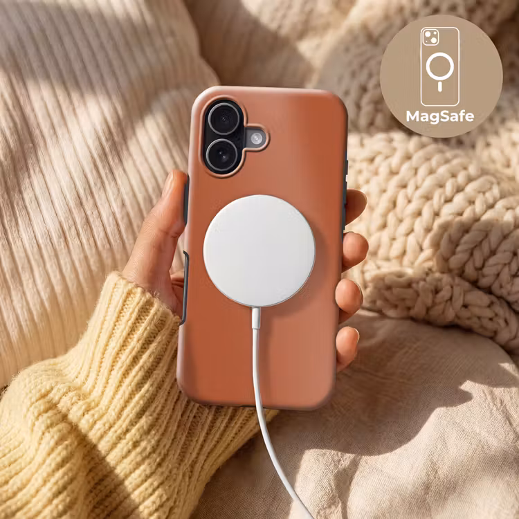 Burnt - Sienna - Oranje Toughcase MagSafe Apple iPhone 17 klein 1017 -USP_MagsafeV