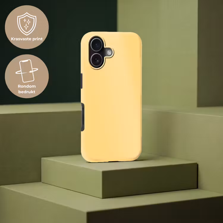 Butter - Geel - Yellow Toughcase MagSafe Apple iPhone 17 klein 1017 -USP_PrintM_NL