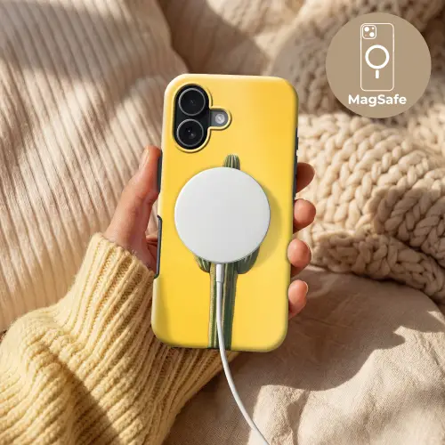 Cactus - Groen - Minimalistisch Toughcase MagSafe Apple iPhone 17 klein -USP_MagsafeV