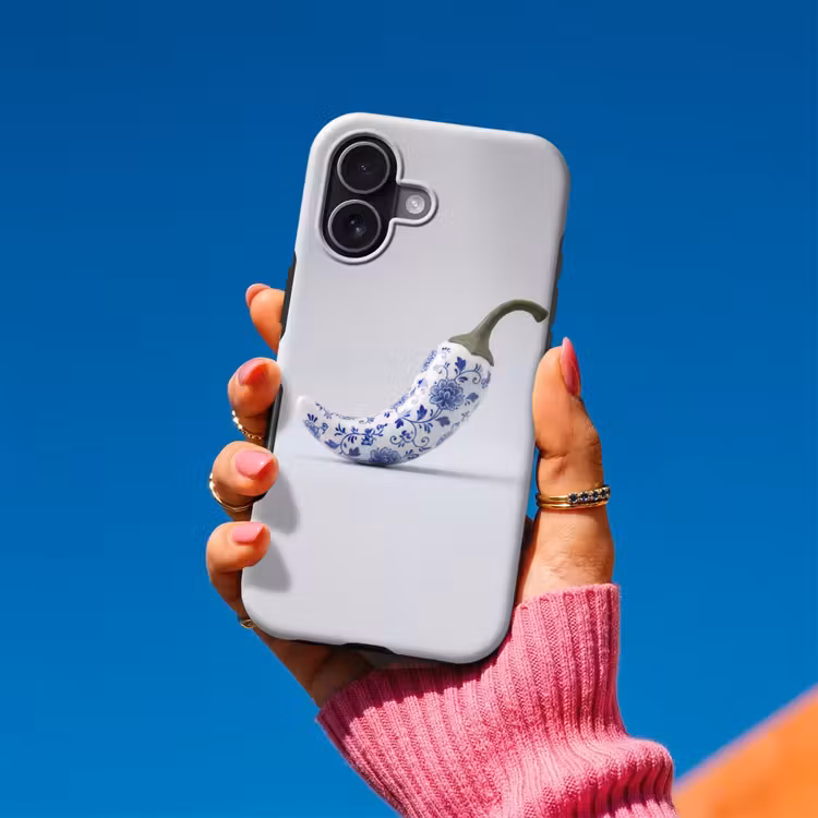 Chilipeper - Keramiek - Blauw Toughcase MagSafe Apple iPhone 17 klein -Sfeer1V