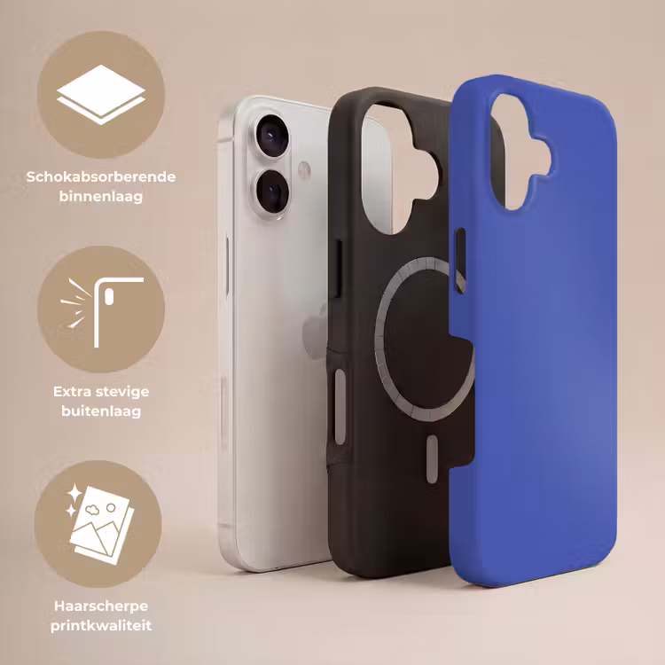 Chinese - Blue - Blauw Toughcase MagSafe Apple iPhone 17 klein 1017 -USP_Lagen_NL