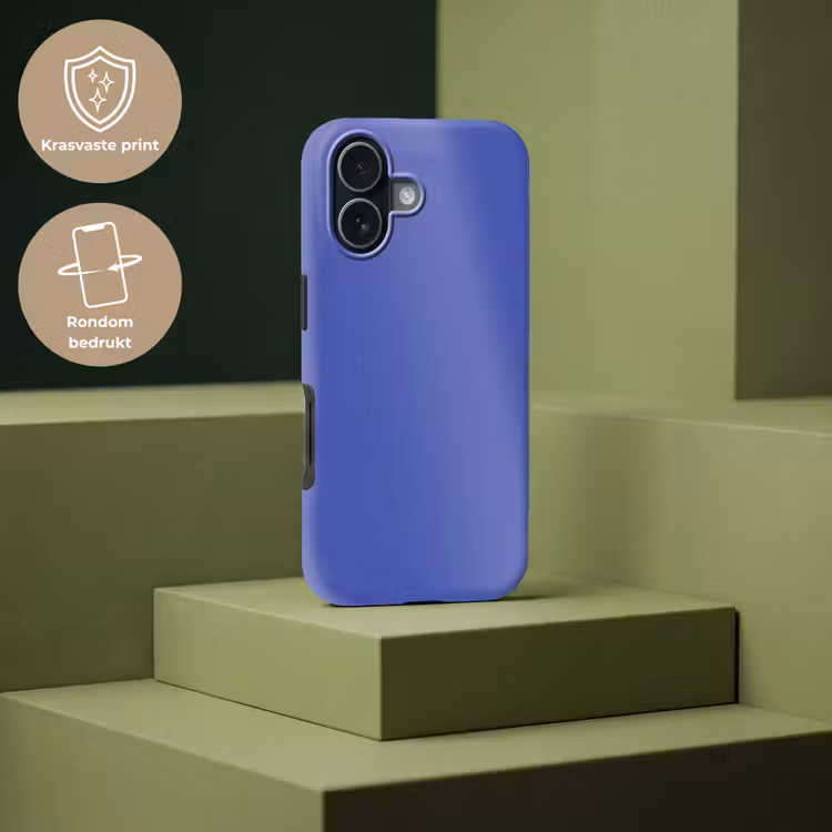 Chinese - Blue - Blauw Toughcase MagSafe Apple iPhone 17 klein 1017 -USP_PrintM_NL