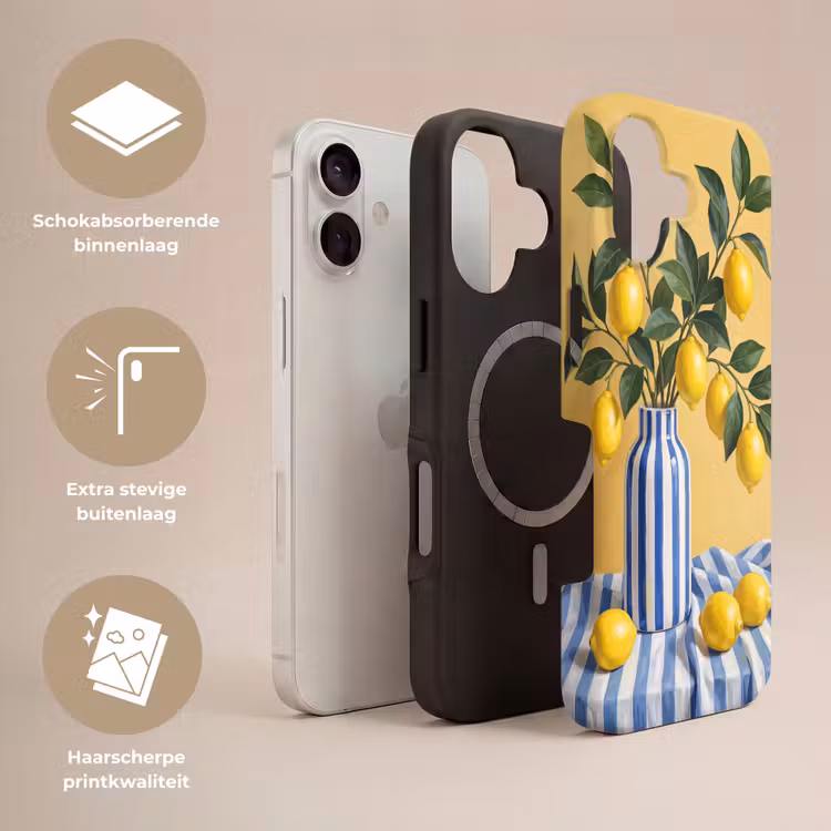 Telefoonhoesje Toughcase - Citroen - Stilleven - Modern - Citroen - Stilleven - Modern Toughcase MagSafe Apple iPhone 17 klein