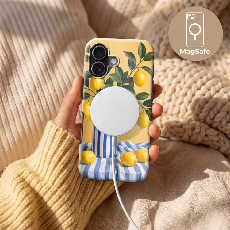 Telefoonhoesje Toughcase - Citroen - Stilleven - Modern - Citroen - Stilleven - Modern Toughcase MagSafe Apple iPhone 17 klein