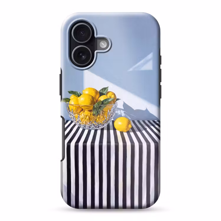 Telefoonhoesje Toughcase - Citroenen - Fruit - Geel - Citroenen - Fruit - Geel Toughcase MagSafe Apple iPhone 17 klein