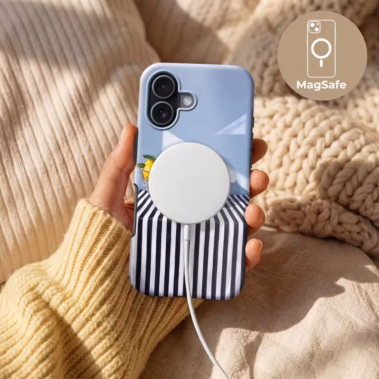 Telefoonhoesje Toughcase - Citroenen - Fruit - Geel - Citroenen - Fruit - Geel Toughcase MagSafe Apple iPhone 17 klein