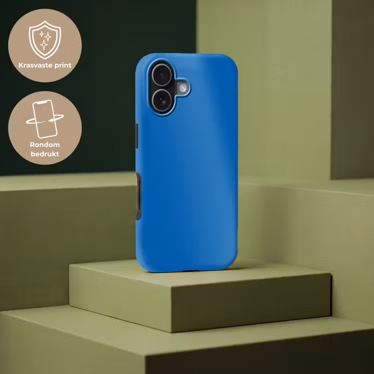 Classic - Azure - Blauw Toughcase MagSafe Apple iPhone 17 klein 1017 -USP_PrintM_NL