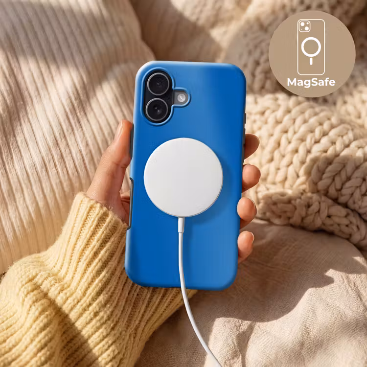 Classic - Azure - Blauw Toughcase MagSafe Apple iPhone 17 klein 1017 -USP_MagsafeV