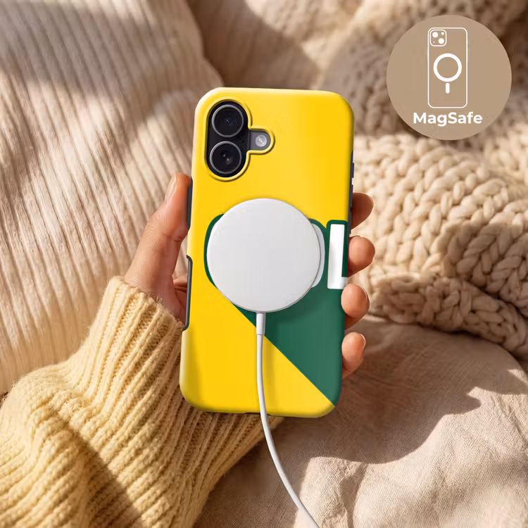 Cool - Geel - Groen Toughcase MagSafe Apple iPhone 17 klein -USP_MagsafeV