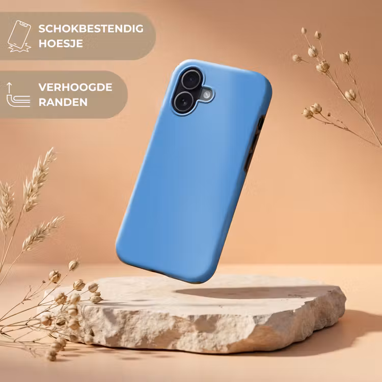 Cornflower - Blue - Blauw Toughcase MagSafe Apple iPhone 17 klein 1017 -USP_RandenV_NL