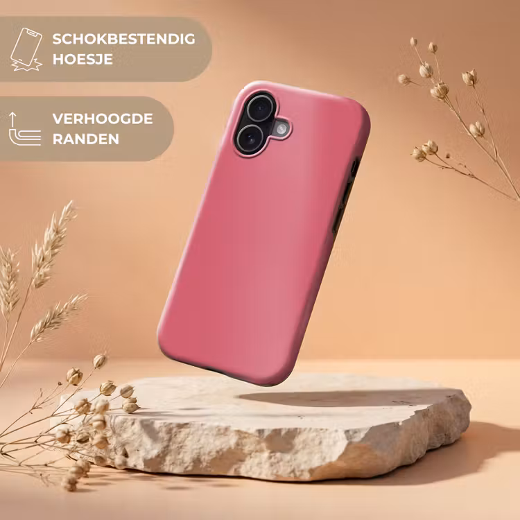 Crimson - Rose - Roze Toughcase MagSafe Apple iPhone 17 klein 1017 -USP_RandenV_NL