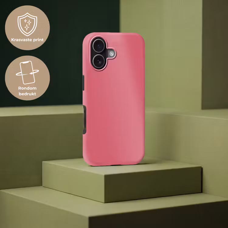 Crimson - Rose - Roze Toughcase MagSafe Apple iPhone 17 klein 1017 -USP_PrintM_NL