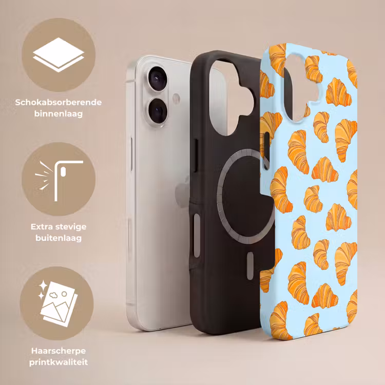Croissant - Speels - Blauw Toughcase MagSafe Apple iPhone 17 klein 1017 -USP_Lagen_NL