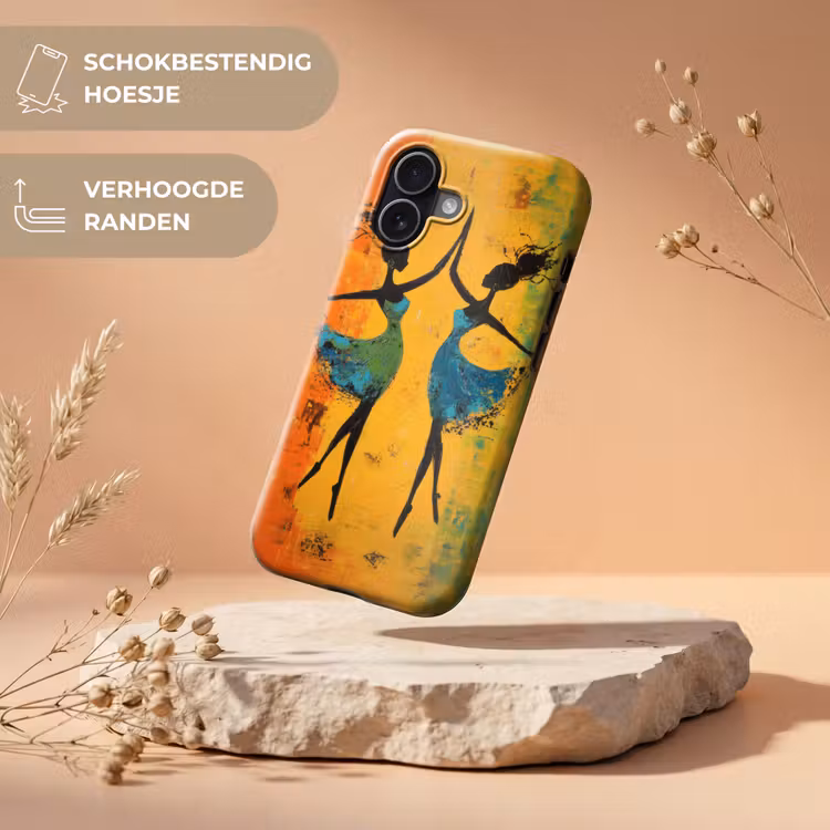 Dansen - Vrouwen - Verfstructuur Toughcase MagSafe Apple iPhone 17 klein -USP_RandenV_NL