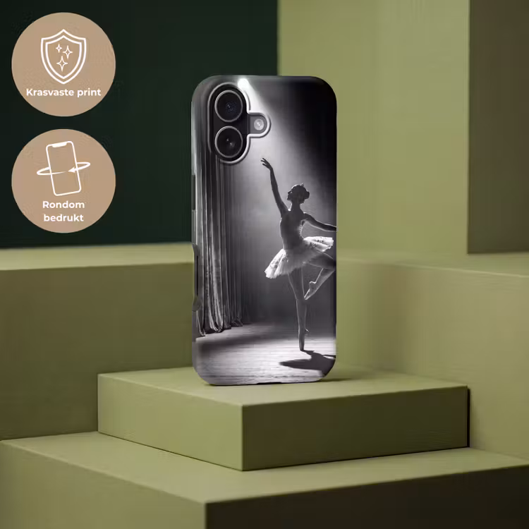 Danser - Podium - Zwart-wit - Kunst - Klassiek Toughcase MagSafe Apple iPhone 17 klein -USP_PrintM_NL