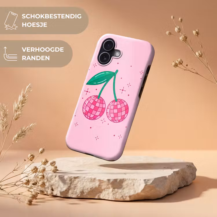 Decoratie - Disco-bal - Feest - Roze Toughcase MagSafe Apple iPhone 17 klein -USP_RandenV_NL
