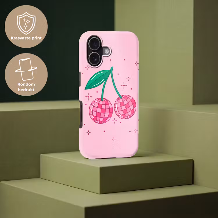 Decoratie - Disco-bal - Feest - Roze Toughcase MagSafe Apple iPhone 17 klein -USP_PrintM_NL
