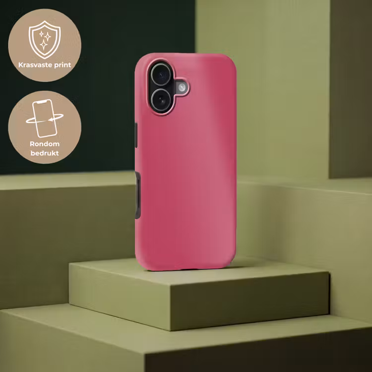 Deep - Berry - Rood Toughcase MagSafe Apple iPhone 17 klein 1017 -USP_PrintM_NL