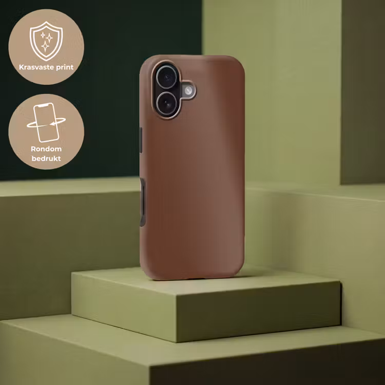 Deep - Clay - Brown - Bruin Toughcase MagSafe Apple iPhone 17 klein 1017 -USP_PrintM_NL