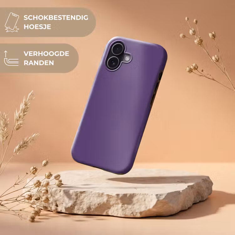 Deep - Plum - Paars Toughcase MagSafe Apple iPhone 17 klein 1017 -USP_RandenV_NL