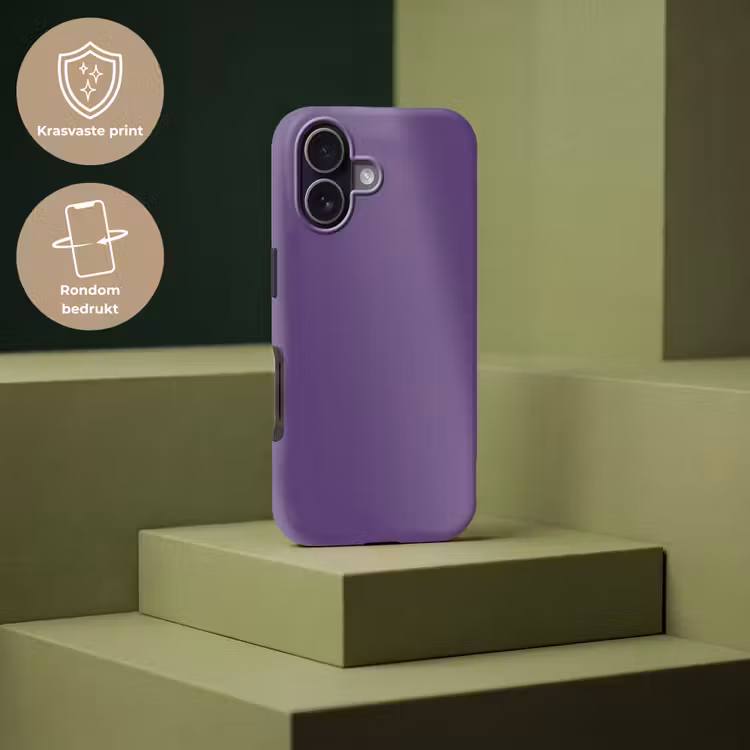 Deep - Plum - Paars Toughcase MagSafe Apple iPhone 17 klein 1017 -USP_PrintM_NL