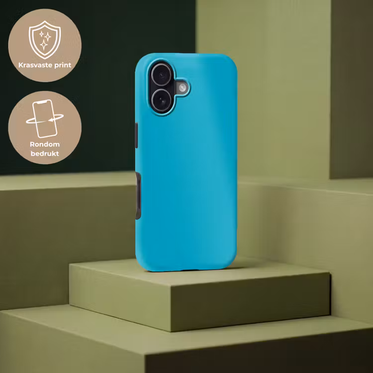 Deep - Turquoise - Turkoois Toughcase MagSafe Apple iPhone 17 klein 1017 -USP_PrintM_NL