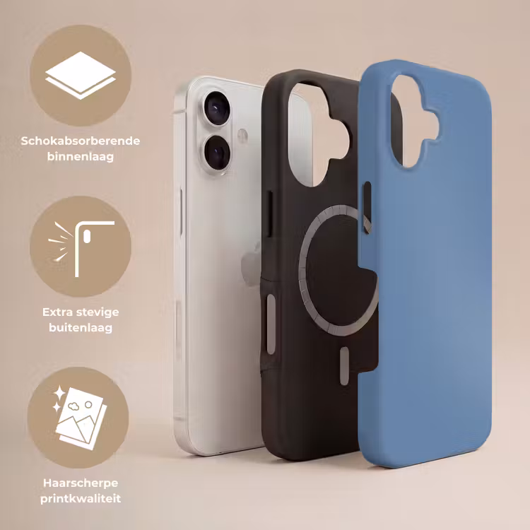 Denim - Breeze - Blauw Toughcase MagSafe Apple iPhone 17 klein 1017 -USP_Lagen_NL