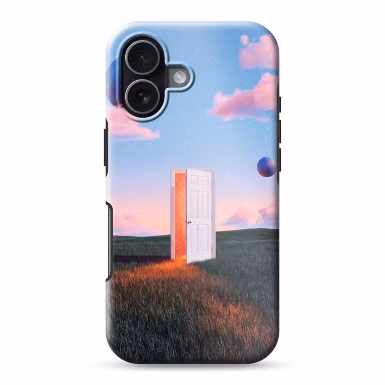 Telefoonhoesje Toughcase - Deur - Fantasie - Ruimte - Deur - Fantasie - Ruimte Toughcase MagSafe Apple iPhone 17 klein