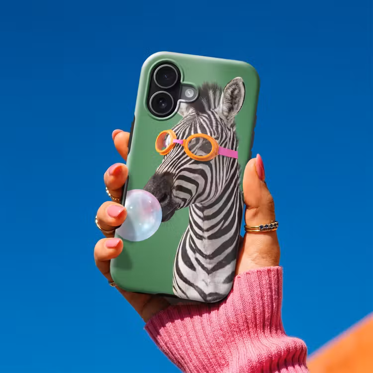 Dier - Bril - Bel - Modern - Groen Toughcase MagSafe Apple iPhone 17 klein -Sfeer1V