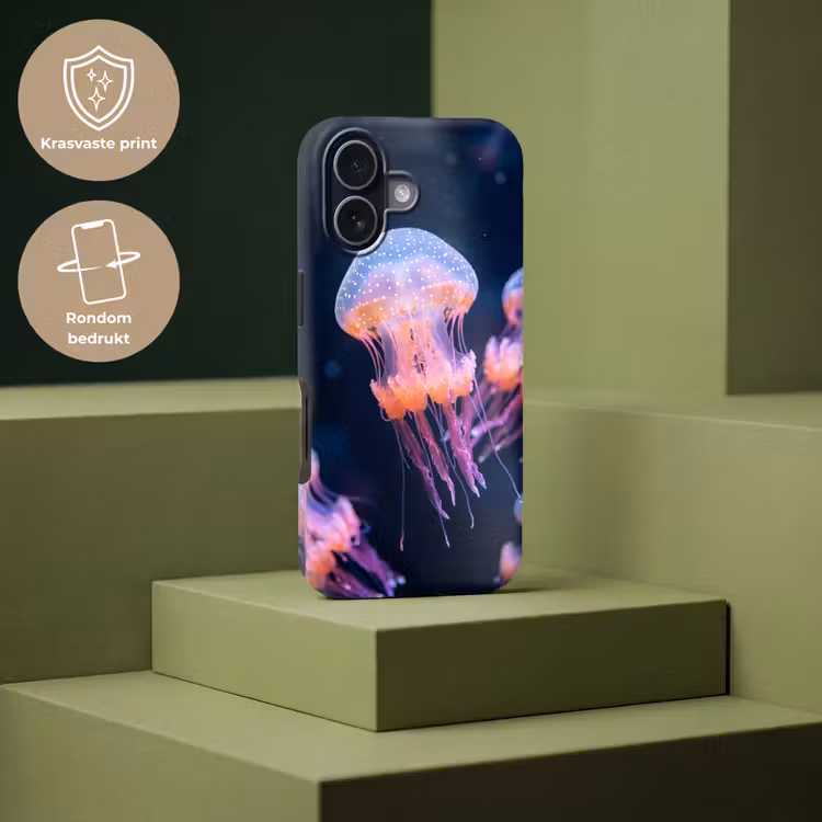 Dier - Onderwater - Natuur - Roze - Mysterieus Toughcase MagSafe Apple iPhone 17 klein -USP_PrintM_NL
