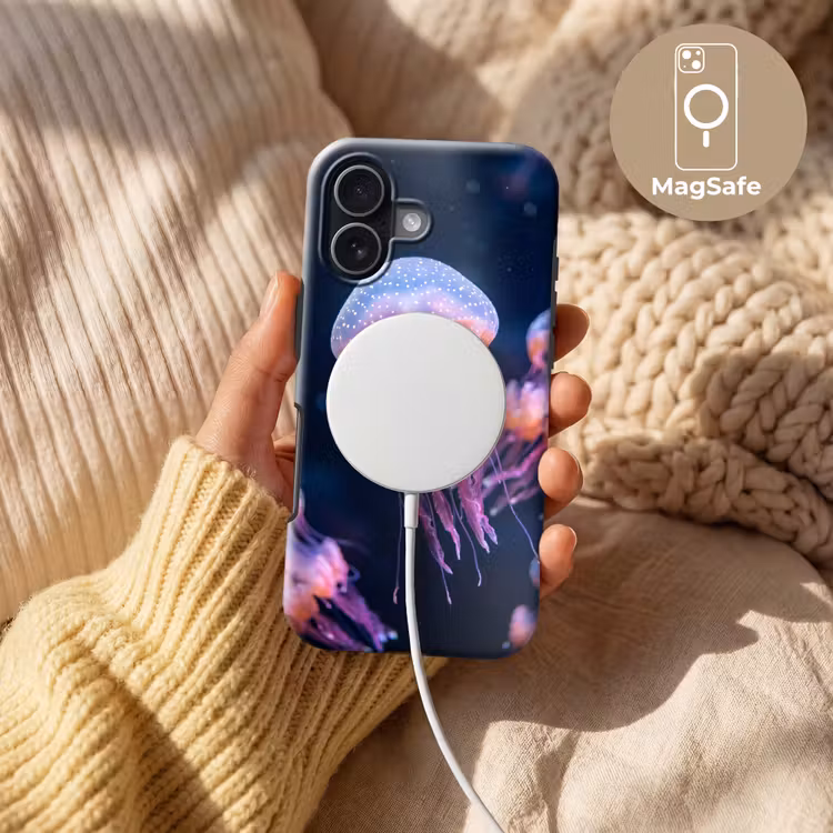 Dier - Onderwater - Natuur - Roze - Mysterieus Toughcase MagSafe Apple iPhone 17 klein -USP_MagsafeV
