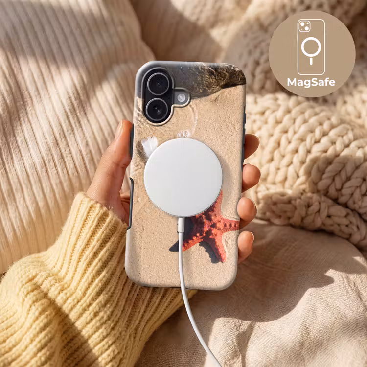 Dieren - Strand - Zee - Natuur - Rood Toughcase MagSafe Apple iPhone 17 klein -USP_MagsafeV