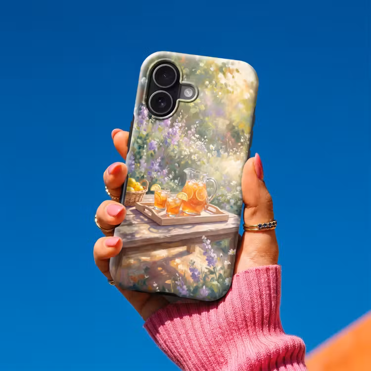 Drank - Citroen - Zomer - Tuin - Geel Toughcase MagSafe Apple iPhone 17 klein -Sfeer1V