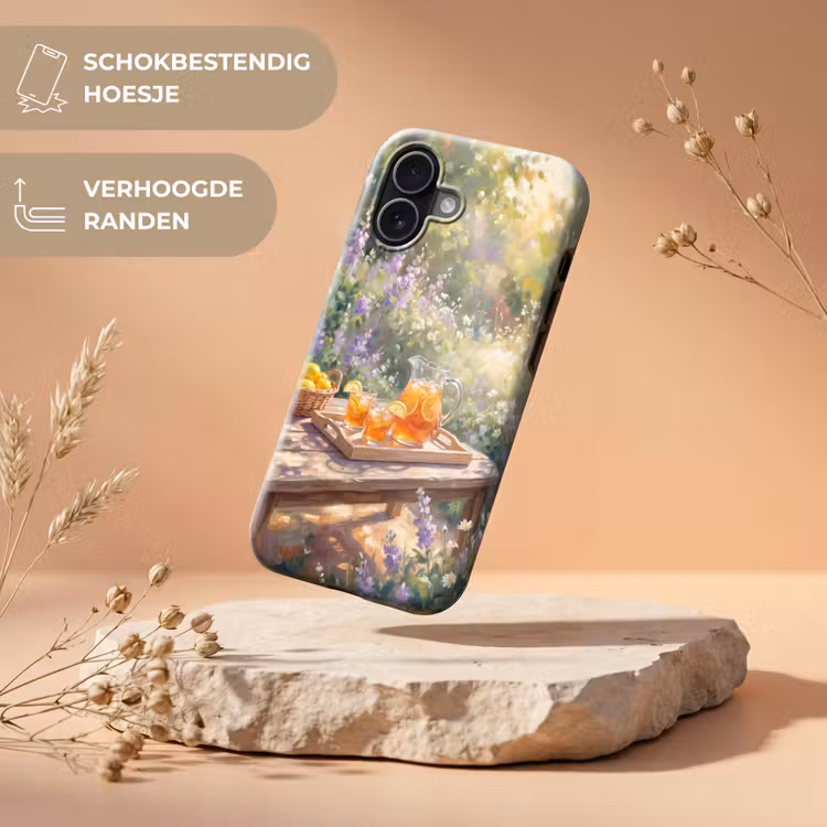 Drank - Citroen - Zomer - Tuin - Geel Toughcase MagSafe Apple iPhone 17 klein -USP_RandenV_NL