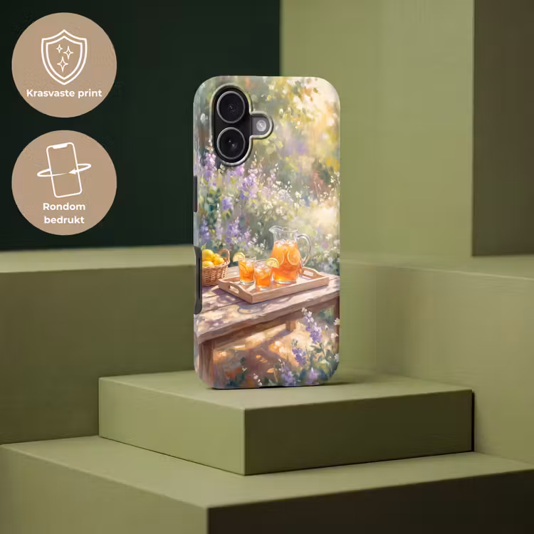 Drank - Citroen - Zomer - Tuin - Geel Toughcase MagSafe Apple iPhone 17 klein -USP_PrintM_NL