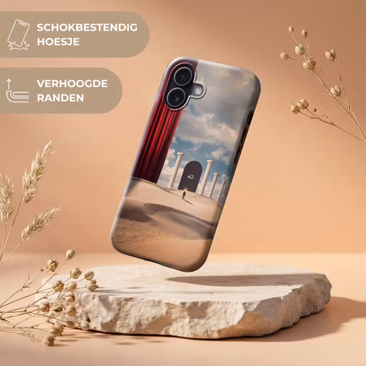 Telefoonhoesje Toughcase - Droom - Woestijn - Oog - Droom - Woestijn - Oog Toughcase MagSafe Apple iPhone 17 klein