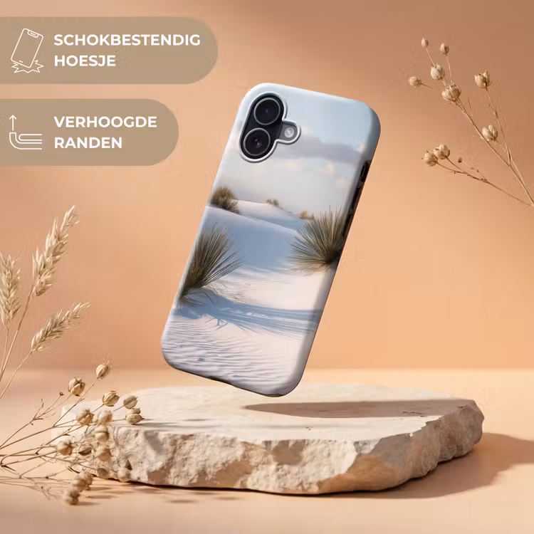 Duinen - Gras - Wolken - Beige Toughcase MagSafe Apple iPhone 17 klein -USP_RandenV_NL