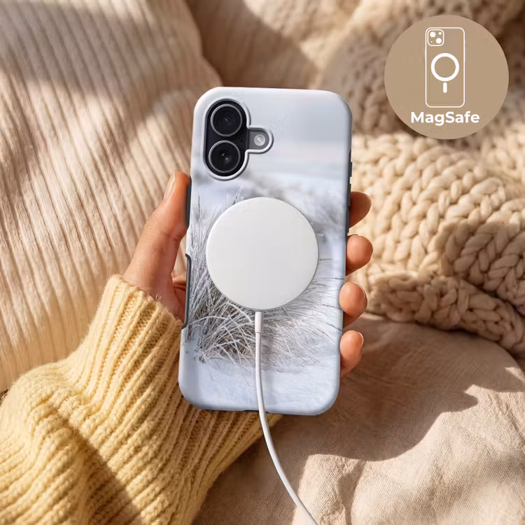 Duinen - Sneeuw - Strand - Winter - Serene Toughcase MagSafe Apple iPhone 17 klein -USP_MagsafeV