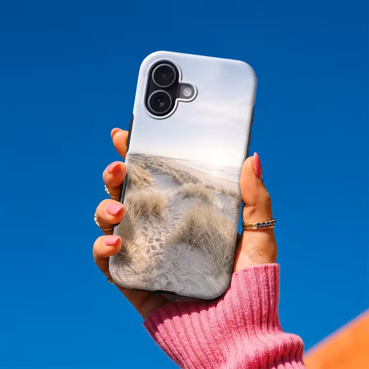 Duinen - Strand - Beige Toughcase MagSafe Apple iPhone 17 klein -Sfeer1V