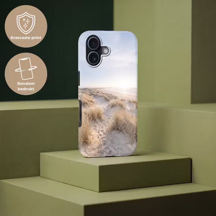 Duinen - Strand - Beige Toughcase MagSafe Apple iPhone 17 klein -USP_PrintM_NL