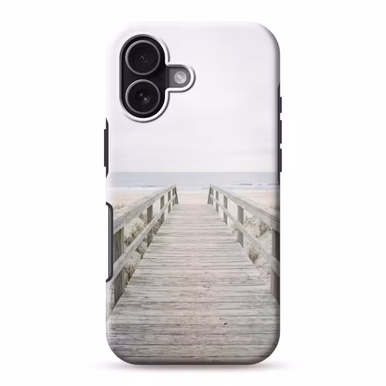 Duinen - Vlonder - Oceaan Toughcase MagSafe Apple iPhone 17 klein -3d
