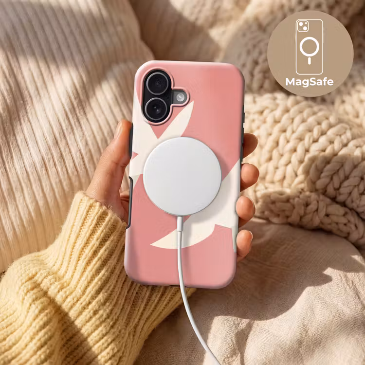Duiven - Wit - Sierlijk Toughcase MagSafe Apple iPhone 17 klein -USP_MagsafeV