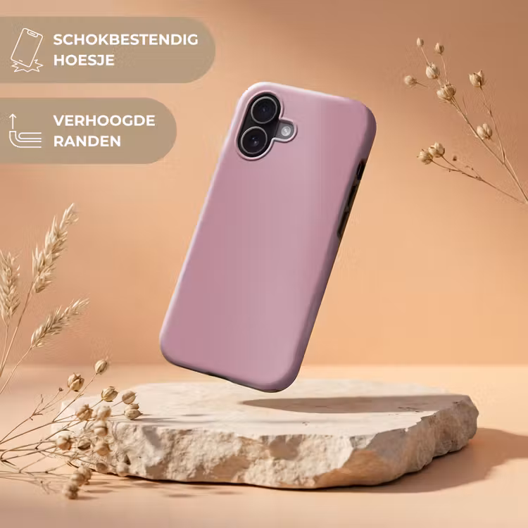 Dusty - Mauve - Paars Toughcase MagSafe Apple iPhone 17 klein 1017 -USP_RandenV_NL