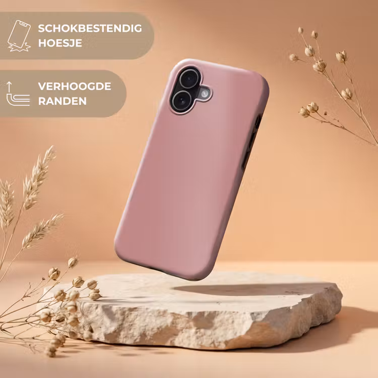 Dusty - Rose - Roze Toughcase MagSafe Apple iPhone 17 klein 1017 -USP_RandenV_NL