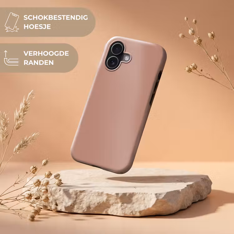 Earthy - Blusher - Roze Toughcase MagSafe Apple iPhone 17 klein 1017 -USP_RandenV_NL