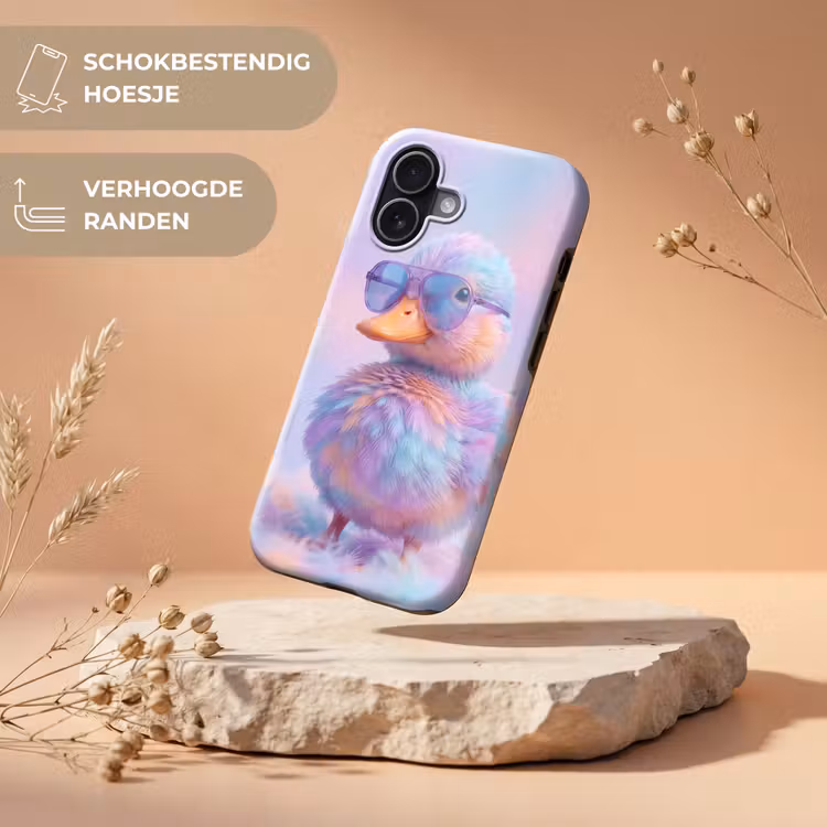 Eend - bril - Pastel Toughcase MagSafe Apple iPhone 17 klein -USP_RandenV_NL