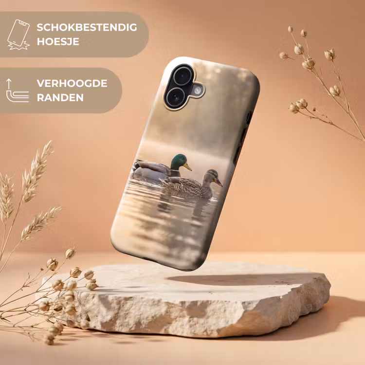 Eenden - Water - Mist - Natuur Toughcase MagSafe Apple iPhone 17 klein -USP_RandenV_NL