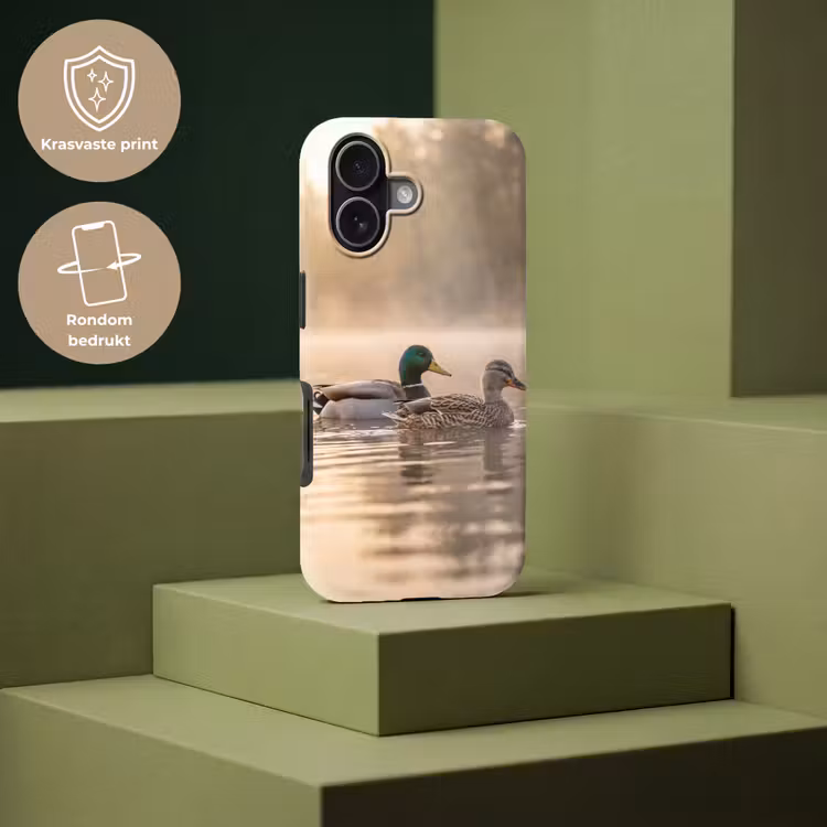Eenden - Water - Mist - Natuur Toughcase MagSafe Apple iPhone 17 klein -USP_PrintM_NL