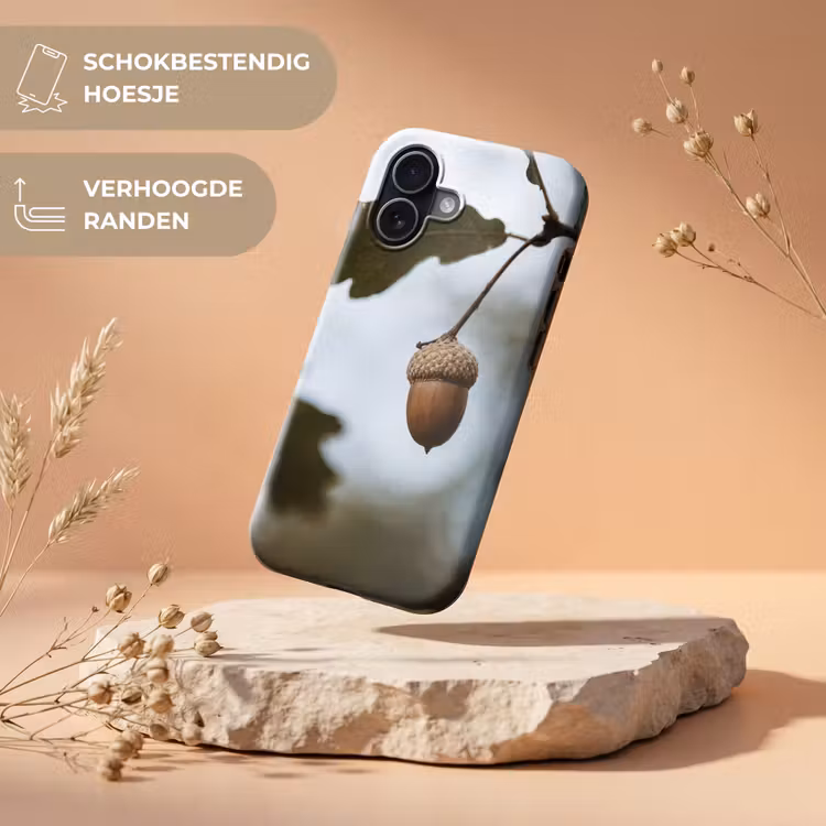 Eikel - Eikenblad - Bos - Herfst - Natuur Toughcase MagSafe Apple iPhone 17 klein -USP_RandenV_NL